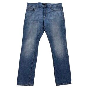 Retrofit Brand Mfg Men's Slim Leg Jeans 38x32 Blue Stretch Denim